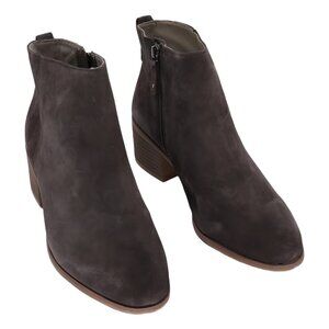 Dr. Scholls Anya Women's Stacked Block Heel Ankle Boot Dark Brown US 9M EU 40